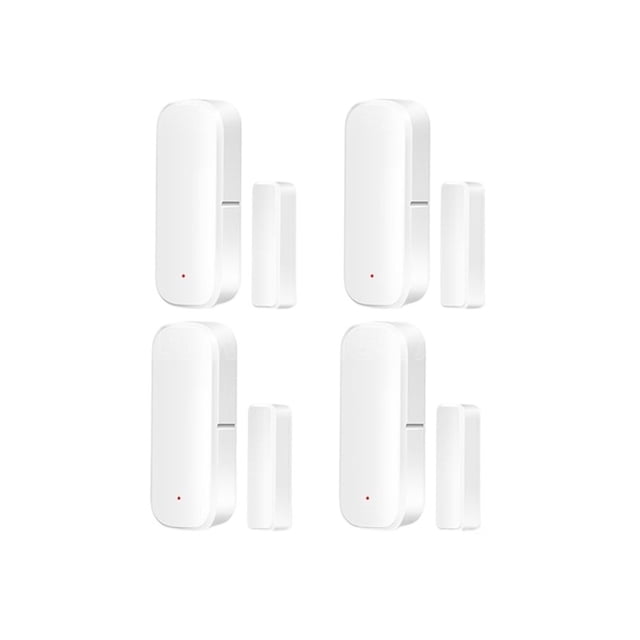 Tuya Smart ZigBee Door Window Sensor Smart Home Wireless Door Open Close Detectors APP Remote Alarm Work With Alexa Home