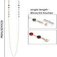 thumbnail image 3 of 2 Pieces Eyeglasses Chains Beaded Sunglasses Strap Holder Elegant Eyewear Retainer Chain, 3 of 7
