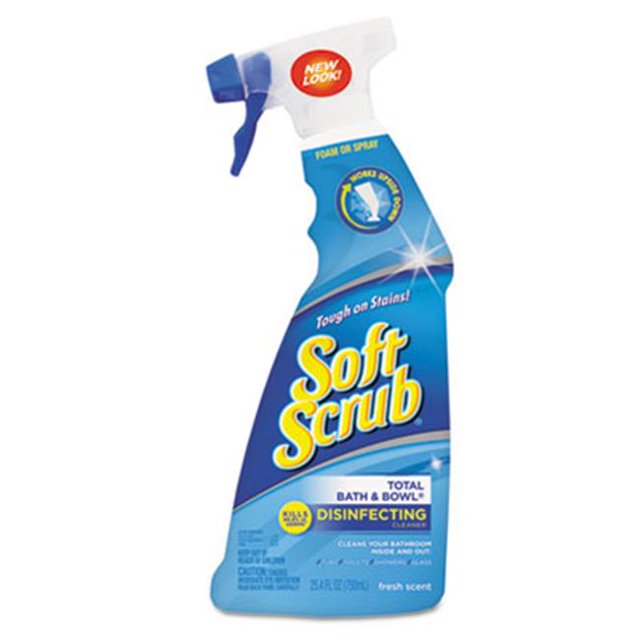 Soft Scrub 00375 Total Foaming Bathroom Cleanser 25.4 oz Trigger Bottle 9-Carton