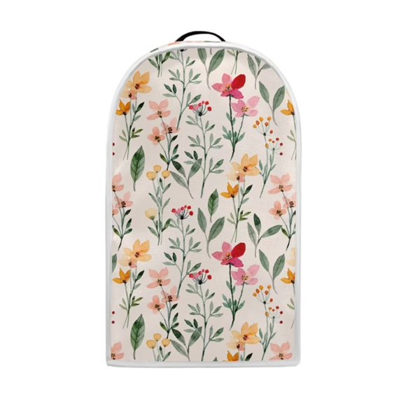 Renewold Flower Leaf Print Blender Cover Dust Cover Kitchen Decorations for Blender Food Processor juicer Stain Resistant Kitchen Small Appliance Cover