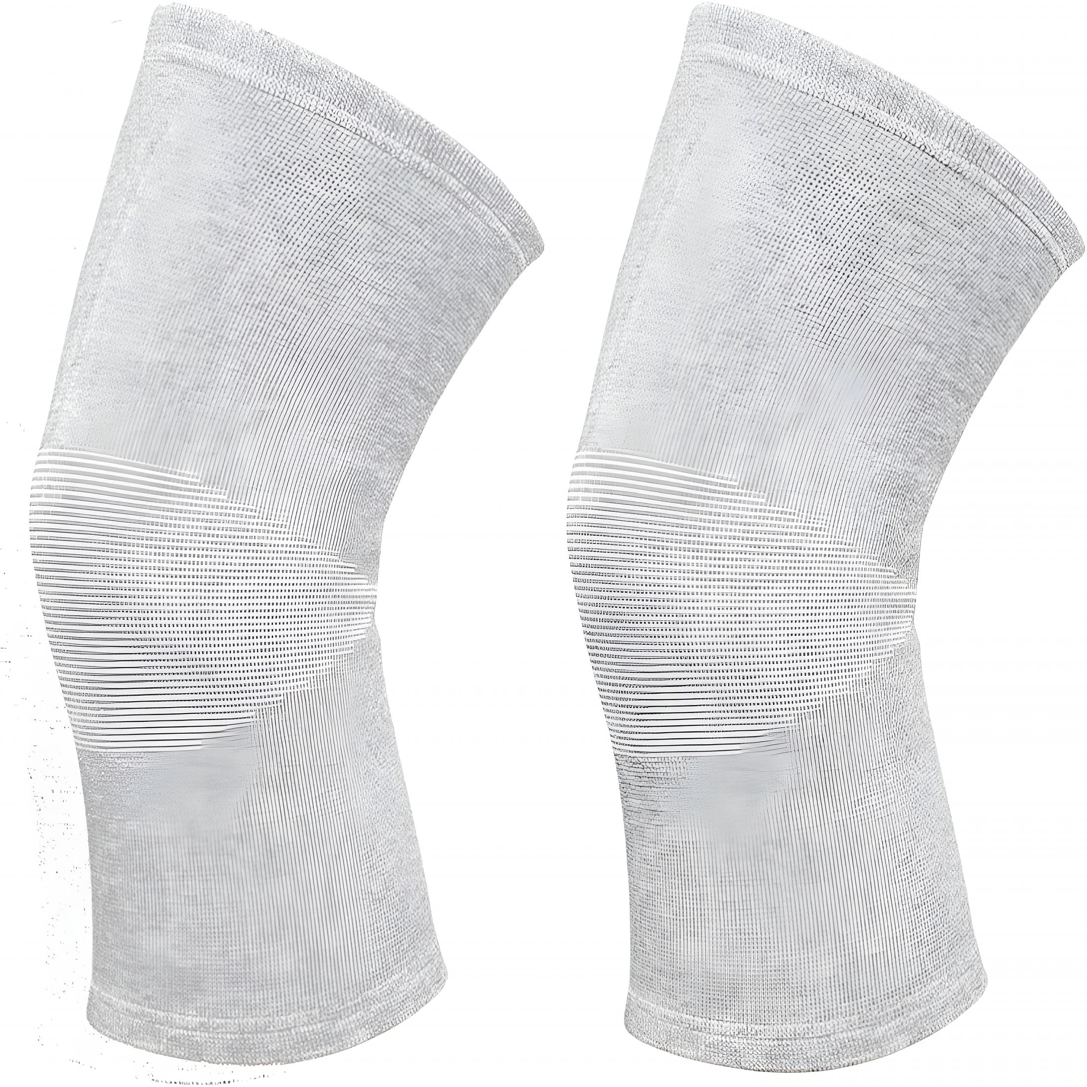 1 Pairs Bamboo Charcoal Knee Sleeve - Bamboo Knee Brace Bamboo Compression Knee Sleeve -Elastic Warm Knee Brace Bamboo Knee Sleeve for Arthritis (Gray,X-Large)