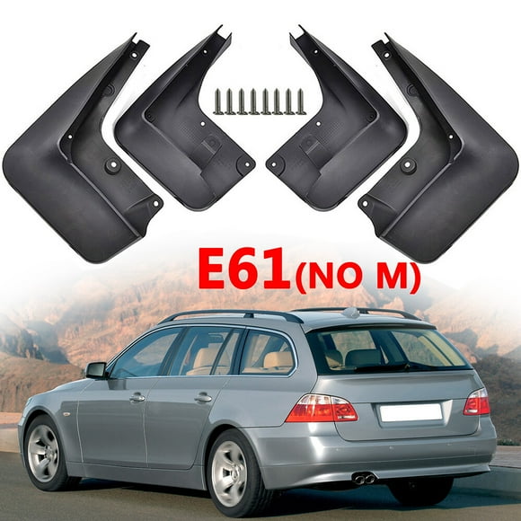 x4 Splash Guard Mud Flaps Mudguards for BMW 5 Series E61 Touring 2004-2010 Wagon