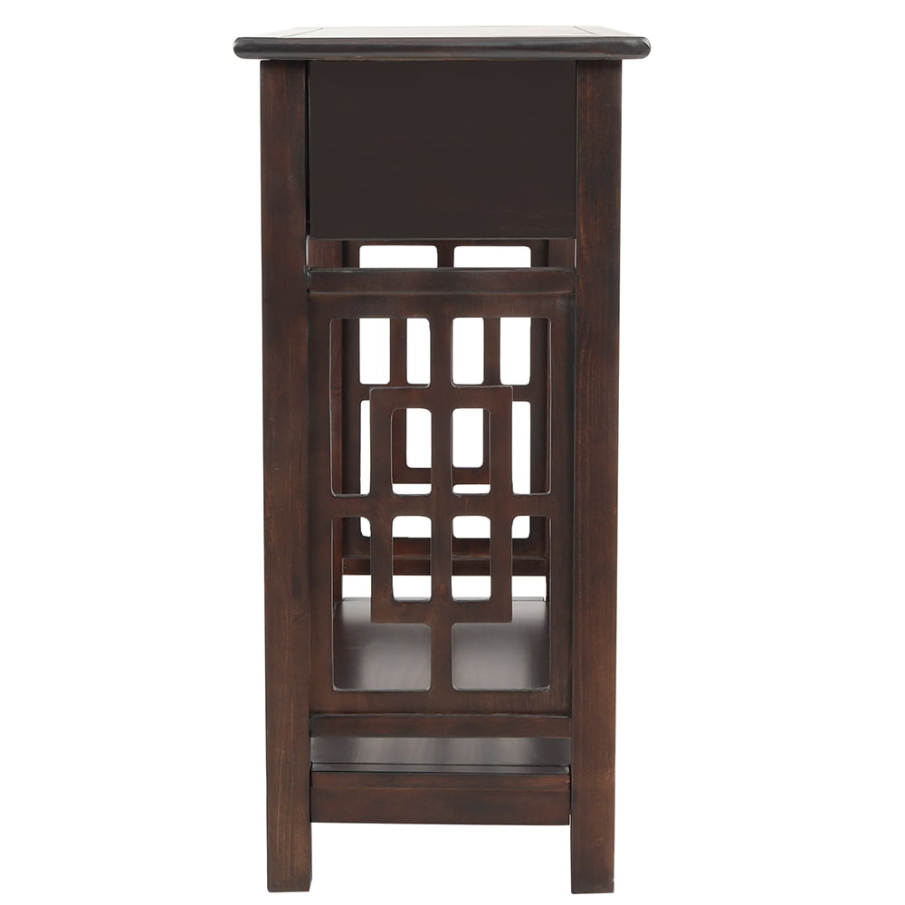 Lowestbest Classic Console Table, Bottom Shelf Console Sofa Table, Entryway Accent Sofa Table with 2 Drawers, Espresso Lowestbest Classic Console Table, Bottom Shelf Console Sofa Table, Entryway Accent Sofa Table with 2 Drawers, Espresso