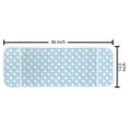 thumbnail image 2 of Whale Microwave Oven Cover, Young Marine Animals Squirting Water with Little White Hearts Shower Design, Water Resistant Organizer with Pockets for Kitchen, 36" x 12", Pale Blue White, by Ambesonne, 2 of 4