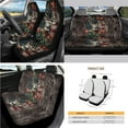 thumbnail image 2 of Yuyamidu Deer Car Seat Covers Set of 14 Camo Hunting Steering Wheel Cover Seatbelt Cushion Pad Trash Bin Armrest Cover Cushion Rearview Mirror Cover Gear Shift Knob Cover Set Cup Mat, Universal Fit, 2 of 7
