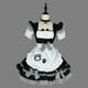 thumbnail image 5 of Disfraz de sirvienta con delantal, disfraz de Anime, disfraz de Halloween de maquillaje, lazo, vestidos de sirvienta, camarera, Cosplay, chica XXL Hugo disfraz de sirvienta, 5 of 8