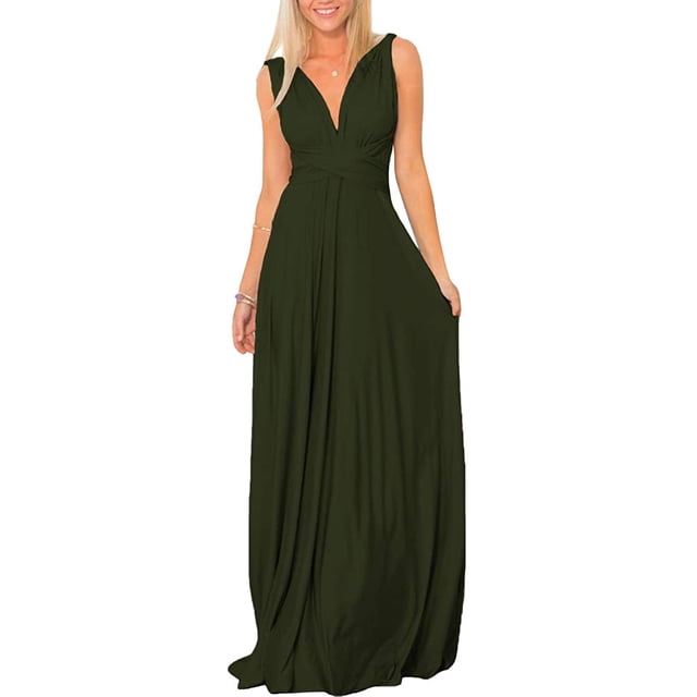 Robes Transformatrices/enveloppantes pour Femmes Robe Longue Maxi Cocktail