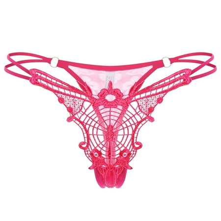 

Knosfe Stretch Lace Panties for Women Breathable Low Waisted Underwear Women s G-Strings Thong