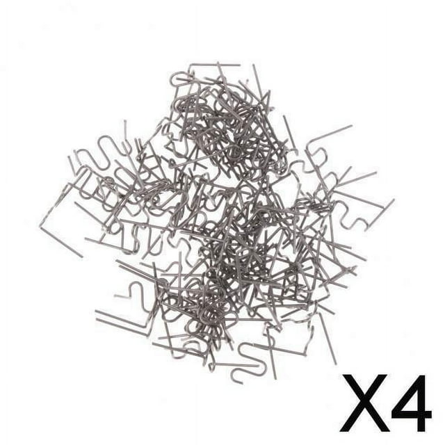 Colaxi 4-6pack 100 Pièces de Réparation de Voiture Soudeur Standard Pré Coupé 0.8mm Agrafes Chaudes 4 Pièces