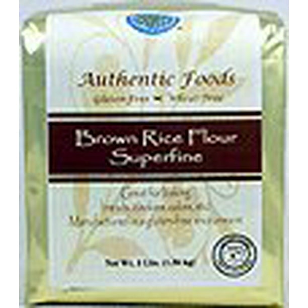Authentic Foods Superfine Brown Rice Flour 3lb