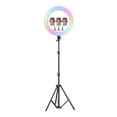 thumbnail image 1 of Aro de Luz LED Profesional 45cm Gadgets And Fun RGB iluminacion blanca y de colores 18 pulgadas, 1 of 5