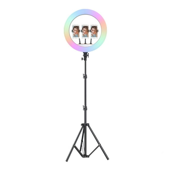 Aro de Luz LED Profesional 45cm Gadgets And Fun RGB iluminacion blanca y de colores 18 pulgadas