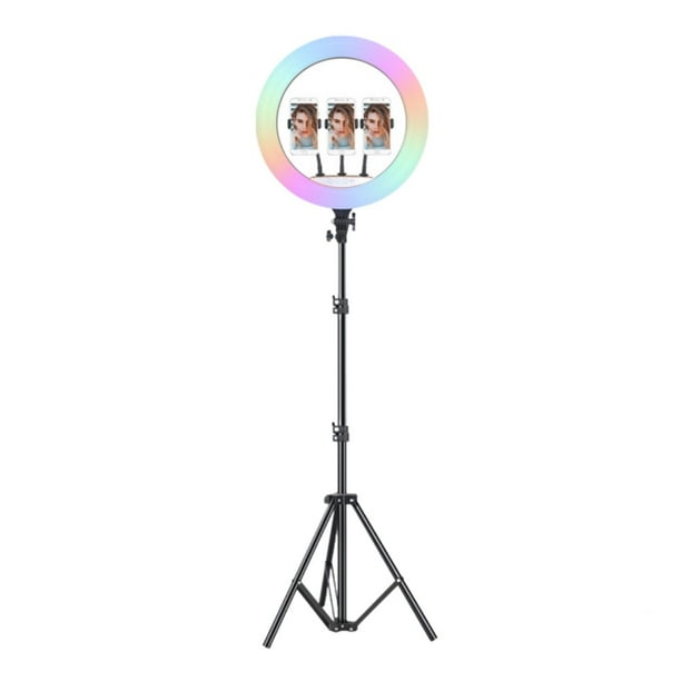 Aro de Luz LED Profesional 45cm Gadgets And Fun RGB iluminacion blanca y de colores 18 pulgadas