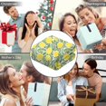 thumbnail image 5 of Wearable Blanket,Yellow Lemon Fruit Leaves White Pattern Hooded Wearable Flannel Blanket for Adults & Teens with Buckle,Winter Poncho Shawl Wrap Cape,50"x60", 5 of 5
