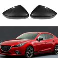 thumbnail image 2 of Car Side Wing Mirror Cover Rearview Mirror Shell Carbon Fiber Side Mirror Cover for 3 Axela 2019-2023, 2 of 5