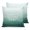 Emerald Green, Teal, White, variant on Pillow Covers 24x24 Set of 2, Mist Ocean Throw Pillow Covers Decorative Couch Cushion Cover, Coastal Indigo Gray Ombre Sea Waves Minimalist Microfiber Soft Pillowcases for Bedroom Living Room Sofa