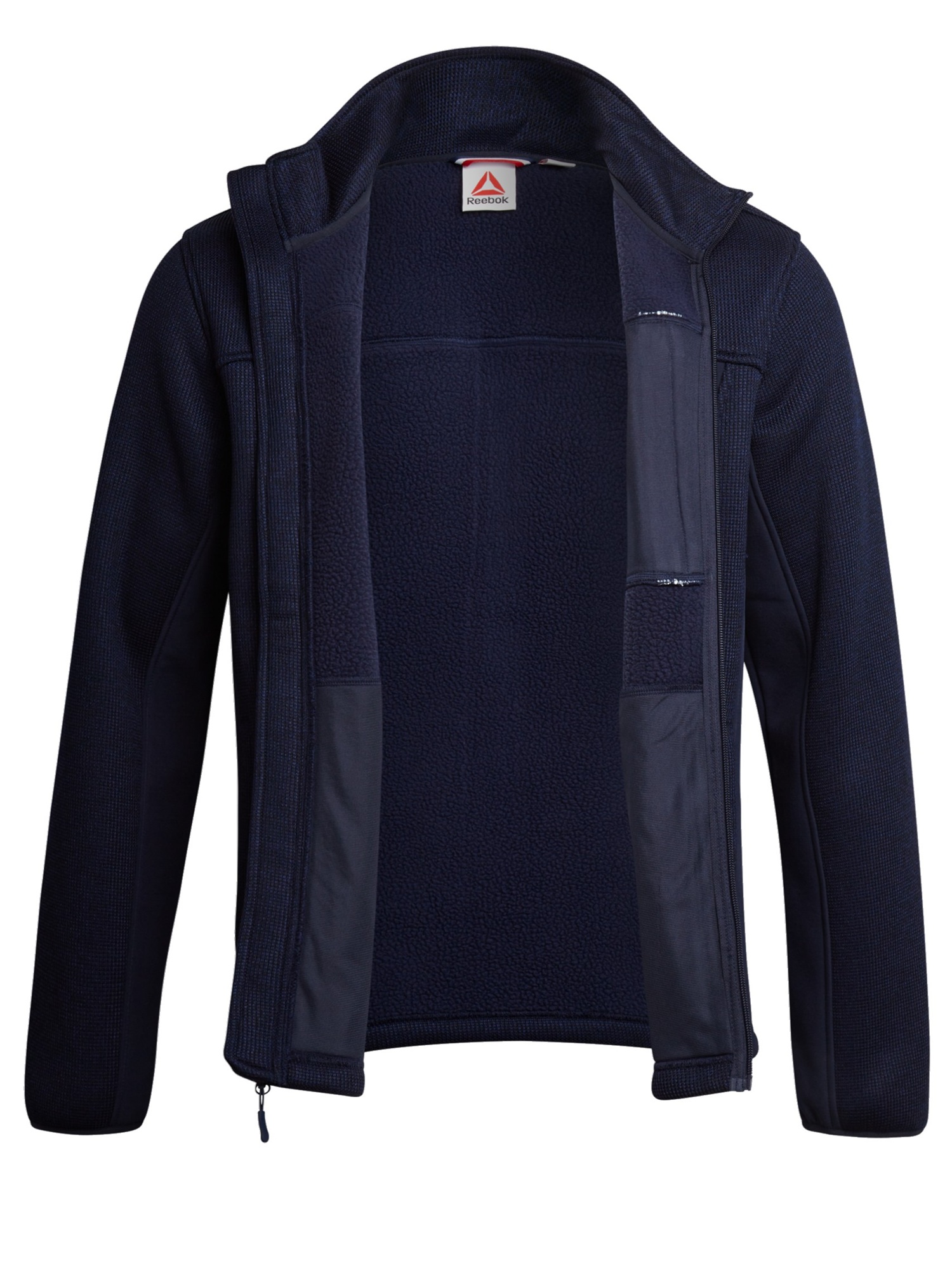 Reebok Men's and Big Men's Textured Fleece Jacket, Sizes S-3XL