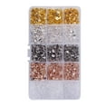 thumbnail image 2 of Gymnture 2600pcs Stainless Steel Earring Posts with Backs for Jewelry Making, 2 of 10