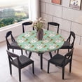 thumbnail image 2 of jifeng Housse de Table Ronde Ajustée à Bord Élastique, Nappe Antidérapante H - 120cm (48 Pouces), 2 of 6