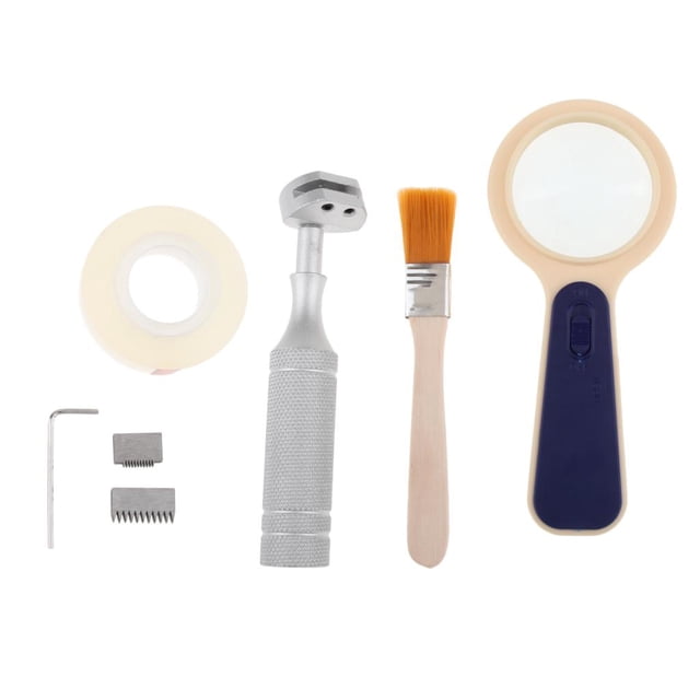 Comprobador de Adherencia Instrucción Kit de Comprobador Transversales para Evaluar La Adherencia de Revestimientos, Empaquetado en Caja kusrkot Marcador de película de pintura