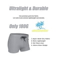 thumbnail image 6 of COOFANDY Mens Quick Dry Lightweight Square Leg Cut Trunks Swimwear, 6 of 7