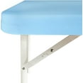 thumbnail image 3 of Cocktail Fitted Spandex Stretch Square Table Covers Caps Elastic Square Tablecloth Blue Mist Table Topper 34x34 Inch, 3 of 6