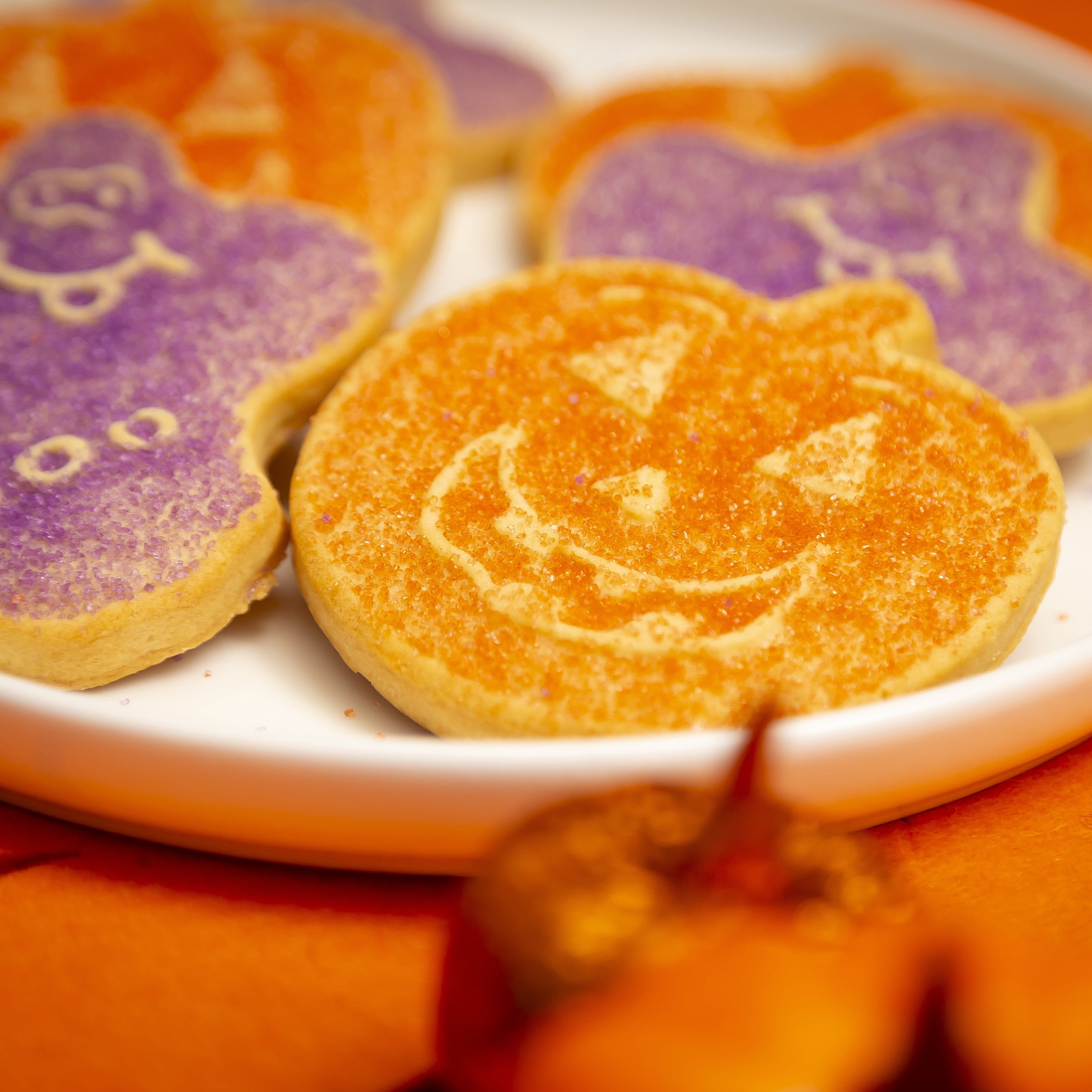 Freshness Guaranteed Halloween Shaped Sugar Cookie Platter, 22.9 oz, 24 Count