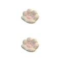 thumbnail image 4 of Ounissouiy Cojín con forma de pata de gato, sofá de felpa relleno, colchón Tatami para interiores, almohadilla para silla perezosa para Blanco 2piezas, 4 of 6