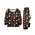 thumbnail image 5 of Halloween Family Matching Pajamas Set, Fall Sleepwear, Ghost & Pumpkin Printed Holiday Sleepwear, Soft Loungewear PJs Outfit, 5 of 5