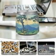 thumbnail image 6 of Yayeee Ashtray with Lid for Cigarette Smokeless Stainless Steel Home Ash Holder, Retro Mountain, 6 of 7