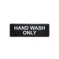 thumbnail image 3 of Thunder Group PLIS9333BK "Hand Wash Only" Information Sign with Symbols, 9 by 3-Inch, 3 of 4