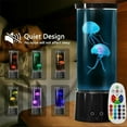 thumbnail image 4 of Jellyfish Jellyfish Lamp, 16 Colors Lava Lamp Aquarium Night Light Jellyfish LED Lava Lamp with Remote Control Gift for Women Men Birthday Gift Relaxing Decoration, 4 of 5