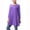 Purple, variant on LELINTA Women Plus Size Summer Tunic Dress V Neck Casual Loose Flowy Swing Shift Dresses, Black/ Green/ Navy Blue/ Wine Red/ Caramel, S-2XL