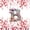 Red White B, variant on Catabedysis Rustic Flowers ABC Print N 7-Piece Twin Bedding,Personalized Monogrammed Gifts Bedding Comforter Set,Pink Reversible For Girls