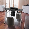 thumbnail image 2 of Costway Folding Manicure Table Portable Nail Desk with Dust Collector LED Lamp Carry Bag, 2 of 10