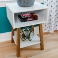 thumbnail image 6 of Max & Lily Nightstand with Cubby Shelf, Solid Wood Bedside Table, Side Table for Bedroom, 6 of 8