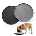 thumbnail image 3 of Silicone Pet Food Mat for Dogs & Cats, Non-Slip Waterproof Feeding Mat with Raised Edges, Easy-Clean Pet Bowl Placemat, 10.6'', 3 of 10