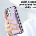 thumbnail image 5 of Feishell Fit for Samsung Galaxy A32 5G Case with ID Credit Card Slots,Premium PU Leather Adjustable Wristband Kickstand Shockproof Wallet Slim Phone Case for Women Men,Purple, 5 of 6
