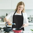 thumbnail image 1 of unbranded 10Ud Delantal Con Bolsillos Para Cocina Negros Impermeables Y Ajustables, 1 of 6