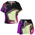 thumbnail image 2 of Invader Zim Summer Home Suit For Womens Short-Sleeved Pajama Set 2pcs Loungewear Soft Sleepwear T-Shirts Tee Shirt Top And Short Sleeping Pants, 2 of 8