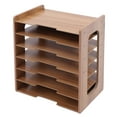 thumbnail image 4 of TOOL1SHOoo  Letter Tray & A4 Paper Sorter Document Book Magazine Storage Shelf Rack, 4 of 12