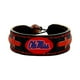 NCAA OLE Miss Rebels Équipe Couleur Gamewear Bracelet de Football en Cuir – image 1 sur 3