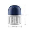 thumbnail image 3 of Roller Barley Crusher Tasty Garlic Ceramic Garlic Roaster Ground Meat Masher compatible with Machine Mini Food Processor 250ml Capacity 3 Leaf Sports Cup Energy Saving Deep Wide, 3 of 4