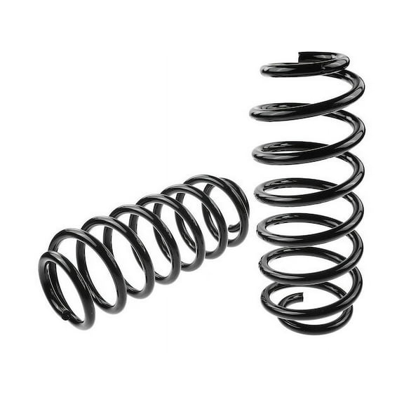 Rear Coil Spring Set 2 - Compatible with 2008 - 2017 Dodge Grand Caravan 2009 2010 2011 2012 2013 2014 2015 2016