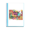 thumbnail image 1 of Bulles Colorées Célébration Protège-Feuilles de Livre de Pâques Classeur Portfolio, 1 of 3