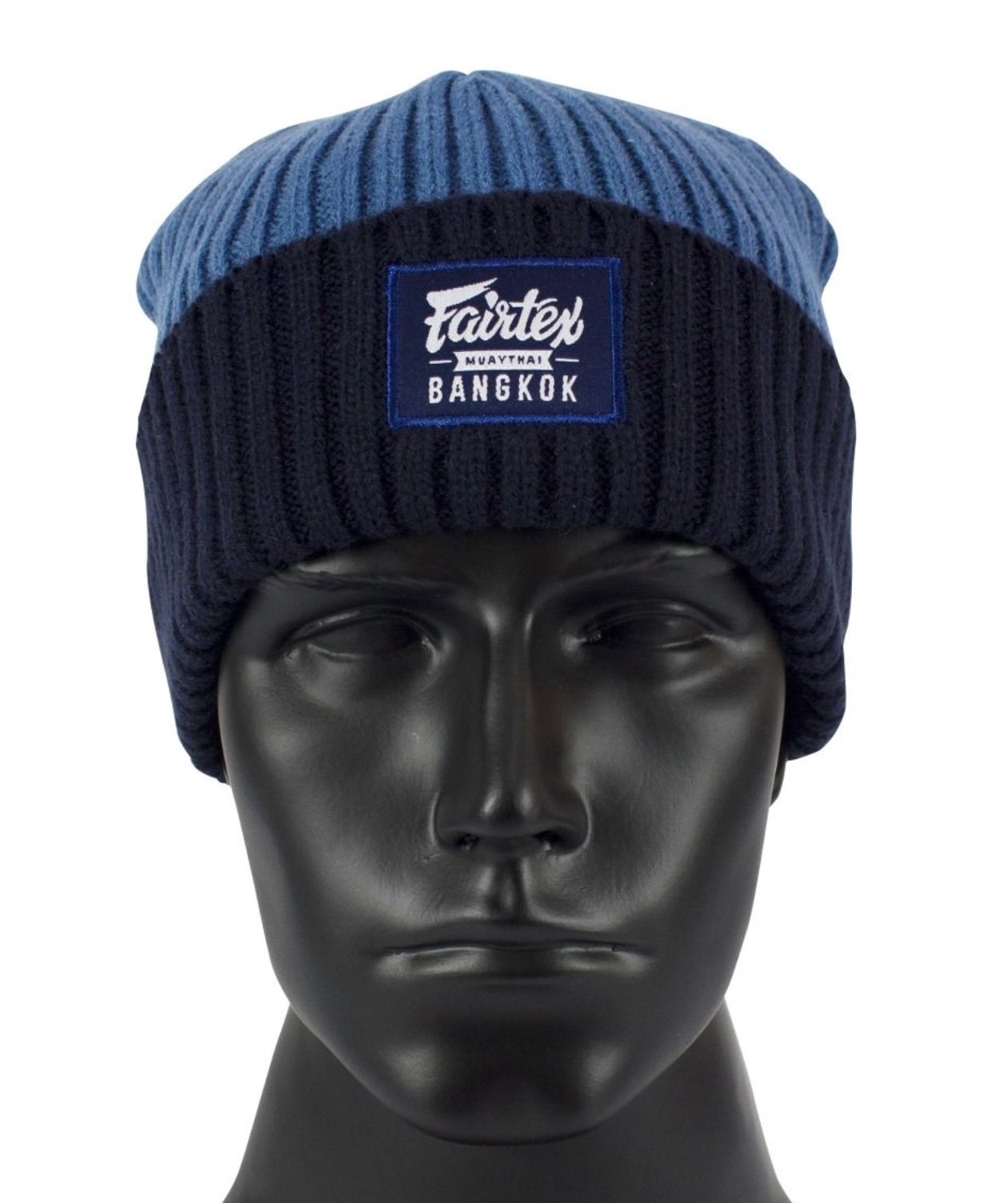 Fairtex Beanie Winter Hat - BN7 - Blue - Nylon Bag Packaging Included - image 4 of 6