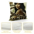 thumbnail image 4 of YINGXI  Snake Pillow Covers Snake Gifts for Girls Snake Lovers, Snake Decor for Home Bedroom, Just a Girl Who Loves Snakes 24x24in, 4 of 5