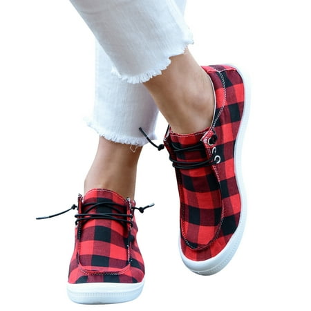 

GNEIKDEING Women Soft Sole M age Flat Sneakers Casual Lace Up Casual Shoes Soft Sole Sneakers Gift on Clearance
