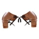 thumbnail image 4 of Hombrera medieval Hombrera ajustable Caballero Armadura Steampunk Guerrero Marrón, 4 of 9
