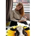 thumbnail image 5 of Yibo Light Pink Cow Print Blanket Flannel Soft and Comfortable Anti-static Bed Sofa Blanket, 5 of 7